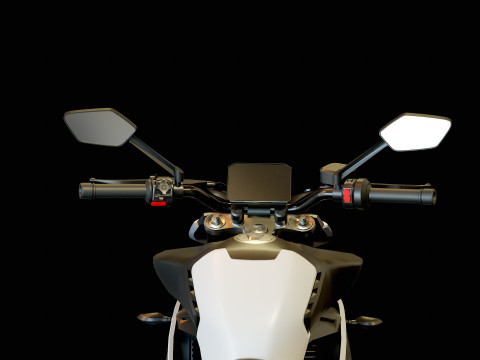 Base model CF Moto 800 NK 2024 3D Model