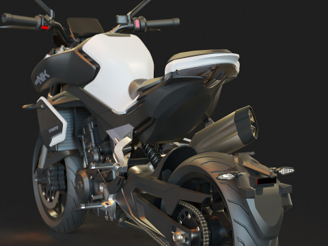 Base model CF Moto 800 NK 2024 3D Model