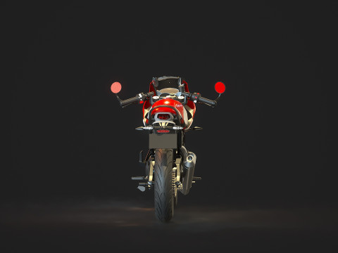 Base model Triumph Thruxton 400 2025 3D Model