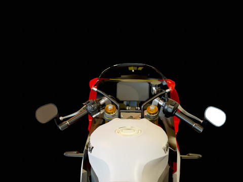 Base model Yamaha XSR 900 GP 2024 3D मॉडल