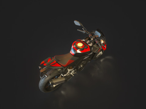 Base model Aprilia Tuono V4 2025 3D मॉडल