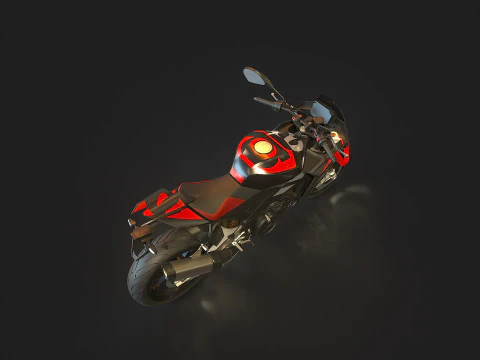 Base model Aprilia Tuono V4 2025 3D Model