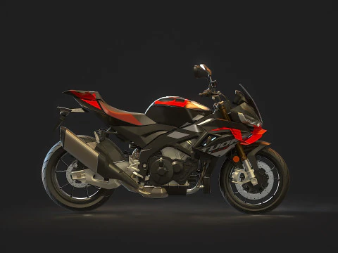 Base model Aprilia Tuono V4 2025 3D Model