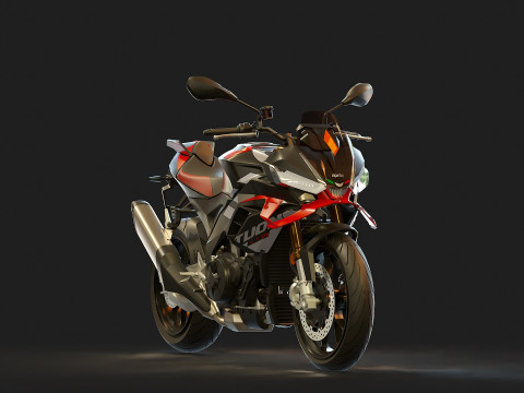 Base model Aprilia Tuono V4 2025 3D मॉडल
