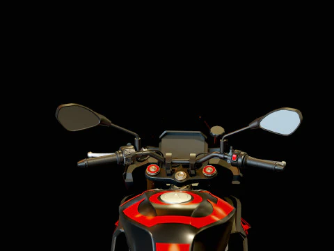 Base model Aprilia Tuono V4 2025 3D Model