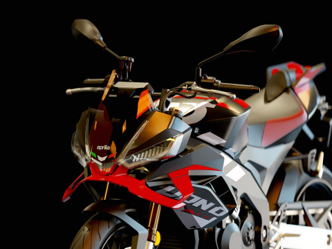 Base model Aprilia Tuono V4 2025 3D मॉडल