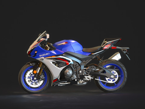 Base model Suzuki GSX R 1000 R 2026 Modelo 3D