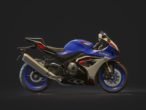 Base model Suzuki GSX R 1000 R 2026 Modelo 3D