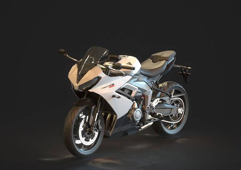 Podstawowy model Triumph Daytona 660 2024 Model 3D .c4d .max .obj .3ds .fbx .stl .blend 