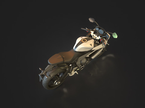 Podstawowy model Triumph Daytona 660 2024 Model 3D