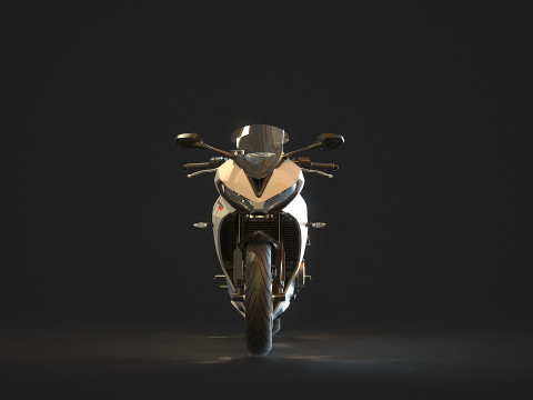 Podstawowy model Triumph Daytona 660 2024 Model 3D