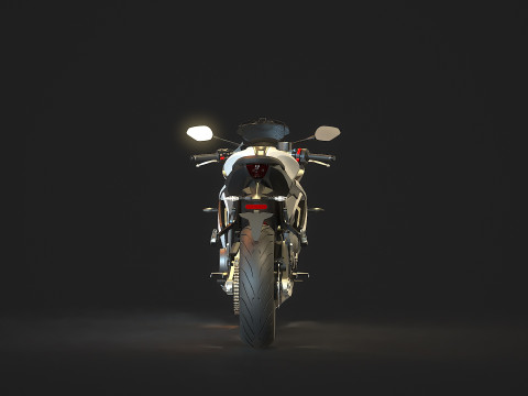 Podstawowy model Triumph Daytona 660 2024 Model 3D