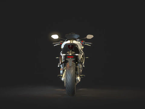 Base model Triumph Daytona 660 2024 3D Model