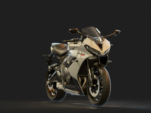 Podstawowy model Triumph Daytona 660 2024 Model 3D