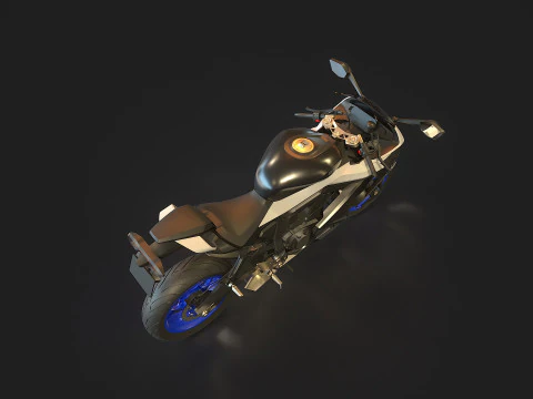 Base model CF Moto 675 SR R 2025 3D Model
