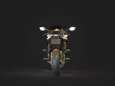 Base model CF Moto 675 SR R 2025 3D Model