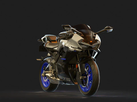 Base model CF Moto 675 SR R 2025 3D Model