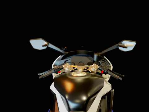 Base model CF Moto 675 SR R 2025 3D Model