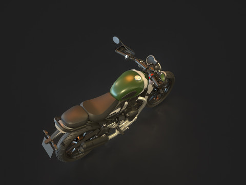 Podstawowy model Triumph Scrambler 400 X 2024 Model 3D