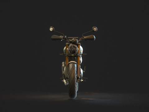 Podstawowy model Triumph Scrambler 400 X 2024 Model 3D