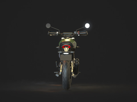 Podstawowy model Triumph Scrambler 400 X 2024 Model 3D