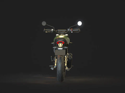 Base model Triumph Scrambler 400 X 2024 3D Model