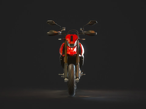 Modèle de base Ducati Hypermotard 698 2024 Modèle 3D