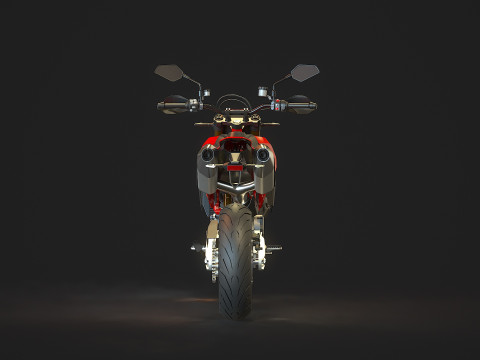 Modèle de base Ducati Hypermotard 698 2024 Modèle 3D