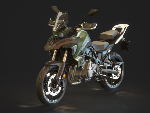 基本型号 贝纳利 TRK 702 2023 3D 模型