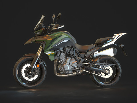 基本型号 贝纳利 TRK 702 2023 3D 模型