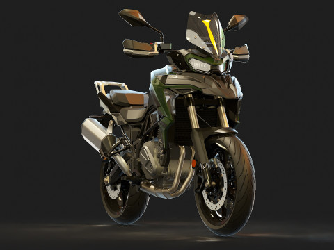 基本型号 贝纳利 TRK 702 2023 3D 模型