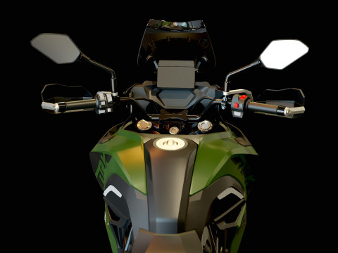 基本型号 贝纳利 TRK 702 2023 3D 模型