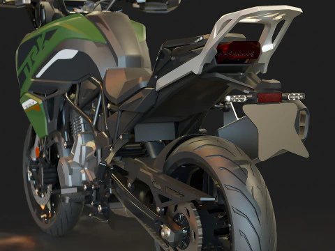 Base model Benelli TRK 702 2023 3D Model