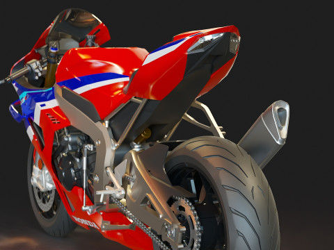Podstawowy model Honda CBR 1000RR R 2024 Model 3D