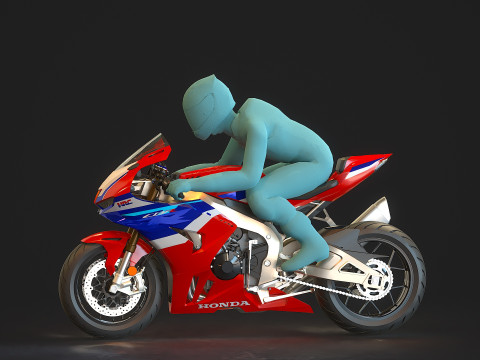 Podstawowy model Honda CBR 1000RR R 2024 Model 3D