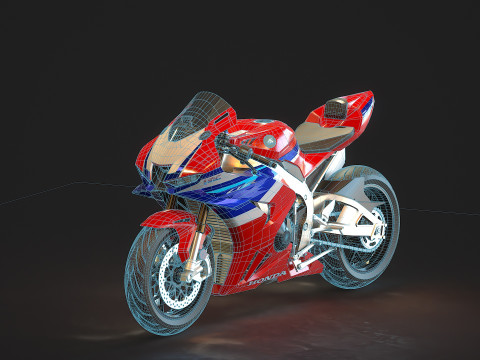 Podstawowy model Honda CBR 1000RR R 2024 Model 3D