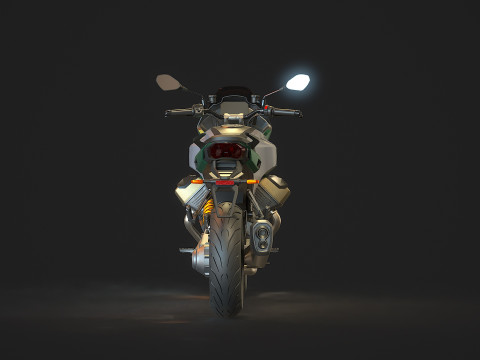 Modello base Moto Guzzi V100 2023 Modello 3D