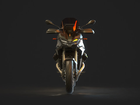 Modelo básico Moto Guzzi Stelvio 2024 Modelo 3D