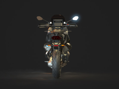 Modelo básico Moto Guzzi Stelvio 2024 Modelo 3D