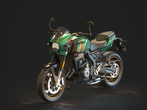 Base model Suzuki GSX 8TT 2026 3D Model