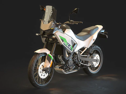 Modelo básico Kawasaki KLE 500 2026 Modelo 3D
