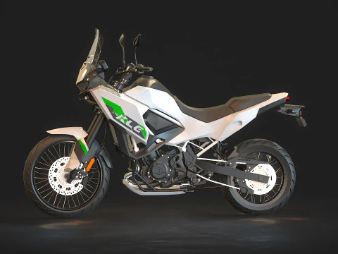 Base model Kawasaki KLE 500 2026 3D Model