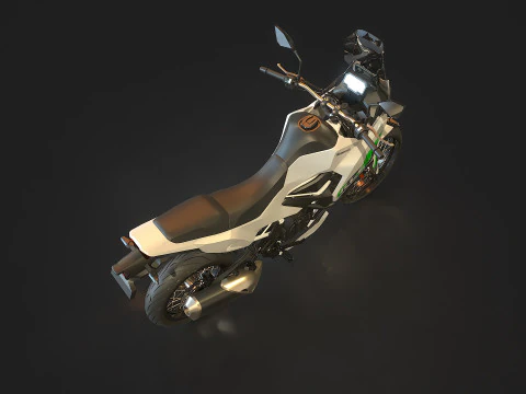 Base model Kawasaki KLE 500 2026 3D Model