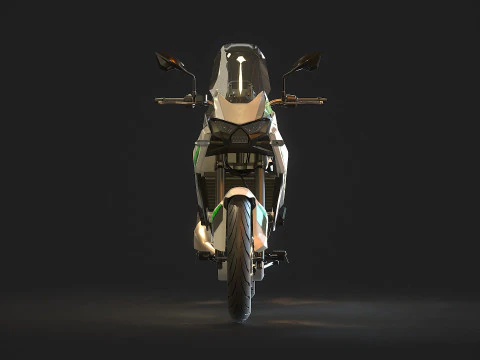 Base model Kawasaki KLE 500 2026 3D Model