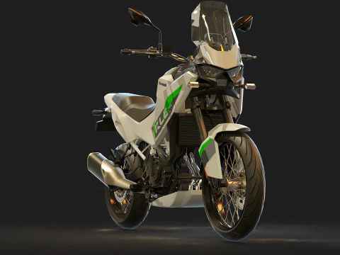 Base model Kawasaki KLE 500 2026 3D Model