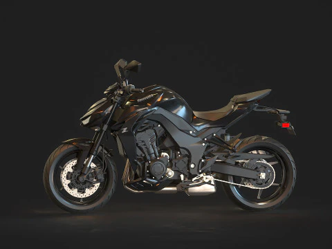 Base model Kawasaki Z 1100 2026 3D Model