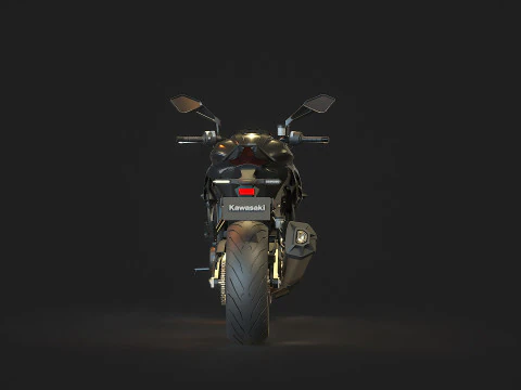 Base model Kawasaki Z 1100 2026 3D Model