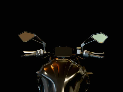 Base model Kawasaki Z 1100 2026 3D Model