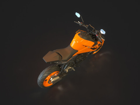 Base model KTM 990 Duke 2024 3D Model