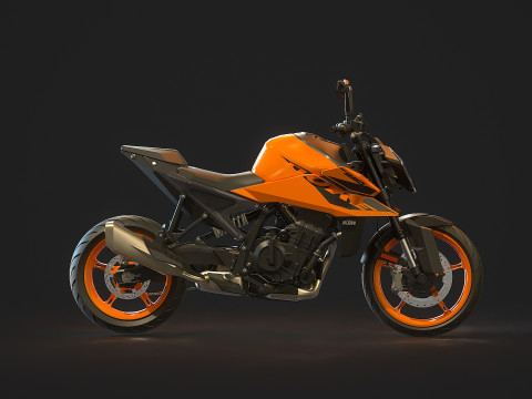 Base model KTM 990 Duke 2024 3D Model